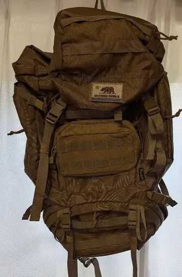 마케팅 탑 60L 카키 (파우치, 와펜 포함)