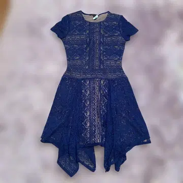 BCBGMAXAZRIA 네이비 레이스 원피스 12