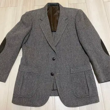 헤링본 패턴 테일러드 자켓