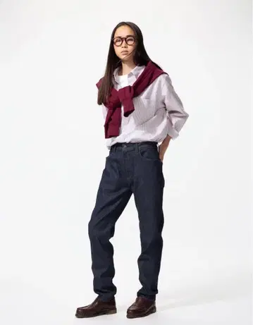 UNIQLO 이지 데님 앵클 팬츠