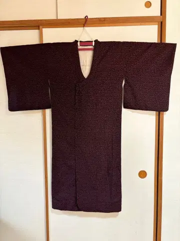 순수 실크 도행 코트 륜나 비로드 무화진시 롱 기장 일품