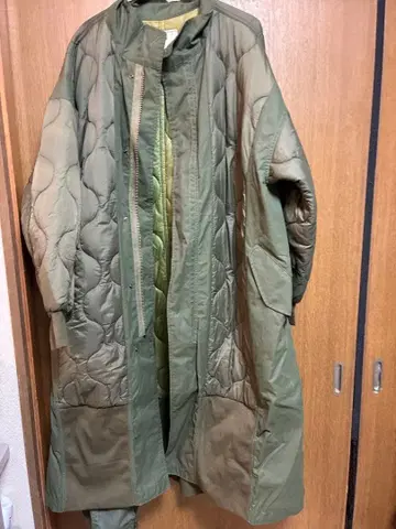 에신타 퀼팅 롱 자켓