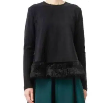 [ LE CIEL BLEU ] 퍼 니트탑