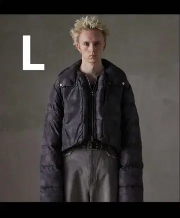 [ 완판템 ] 그랑시 grancy 프린트 숏 리얼 다운