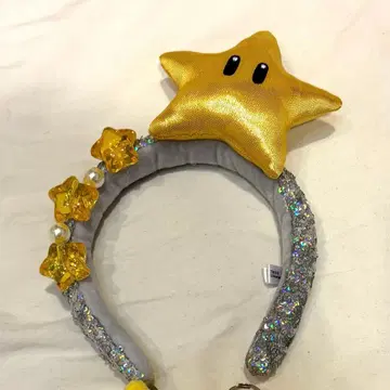 인기 USJ 스타 머리띠 닌텐도 마리오 반짝반짝 스팽글