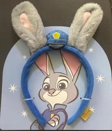 한국 한정판 주토피아 머리띠 주디 디즈니