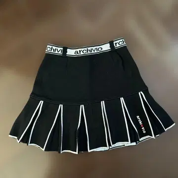 archivio 플레어 스커트 36 블랙