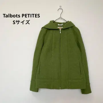 Talbots 이탈리아 원단 울 자켓 PETITES S 그린