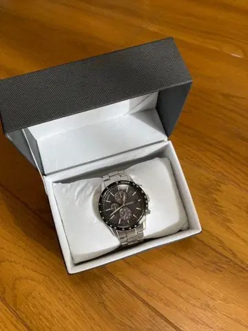 CITIZEN 크로노그래프 시계 실버