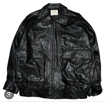 프릭스스토어 가죽 블루종