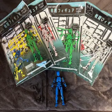 세리아 전투 피규어 배틀 피규어 빨간색 화이트 파랑 노랑 그린