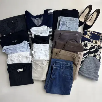 여성용 의류 상하의 묶음 판매 20점 이상