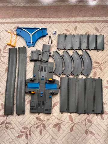 플라로드 모터 토미카 도로 자동 건널목 레일 세트