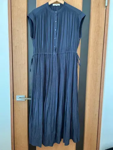 grove 프렌치 소매 롱 원피스 M 안감 있음