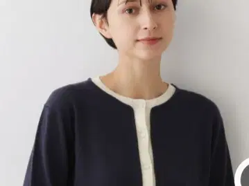 Dessin 바이컬러 가디건