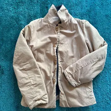 45rpm 베이지 스탠드 카라 자켓