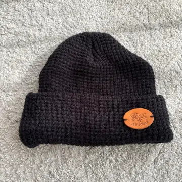 일비종떼 블랙 니트 모자 비니
