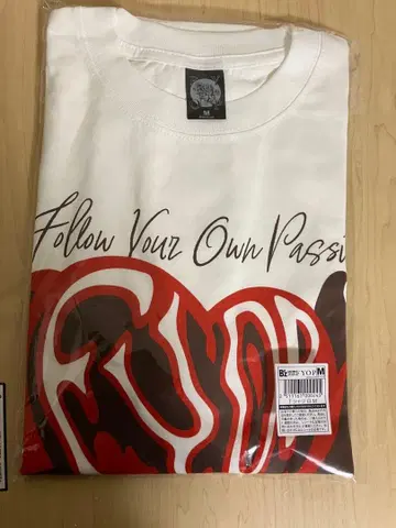 B'z LIVE-GYM 2025 FYOP 투어 티셔츠 화이트 M 사이즈