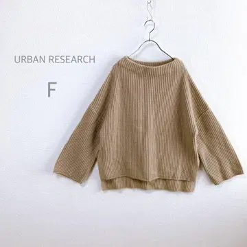 [ URBAN RESEARCH ] 두툼한 니트 드롭 숄더 오버 사이즈