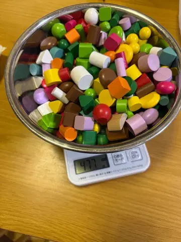 독일제 컬러풀 우드칩