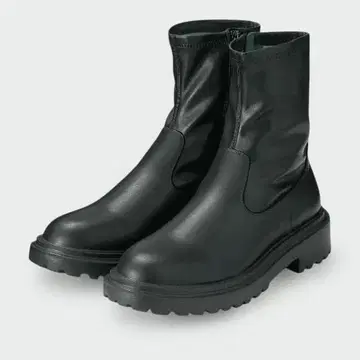 시착만 한 상품! GU 울트라 스트레치 볼륨 밑창 부츠 블랙 XS