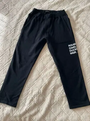 러프앤스웰 스웨트 팬츠 블랙 러프앤스웰