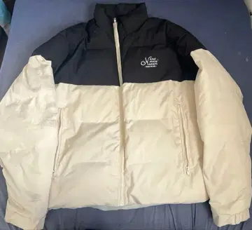 바이컬러 다운 자켓