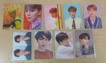 BTS 지민 LOVE YOURSELF 트레이딩 카드 9장 묶음 판매