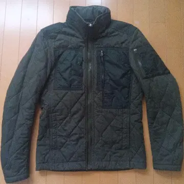 G-Star RAW 퀼팅 자켓 XS 올리브 그린 카키