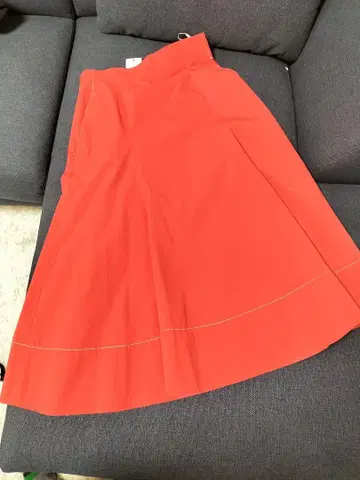 EPoca 오렌지 플레어 스커트 사이즈 40