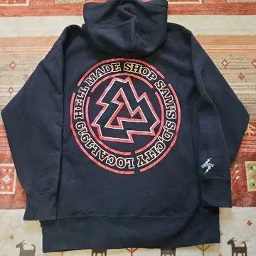 SAMS 샘스 challenge 헤비 웨이트 후드티 XL