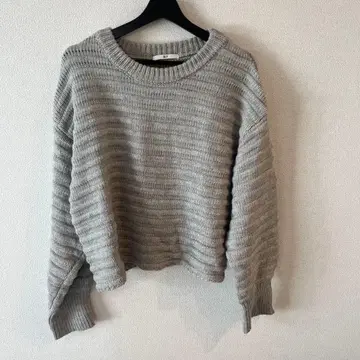 SLY 그레이 긴팔 니트