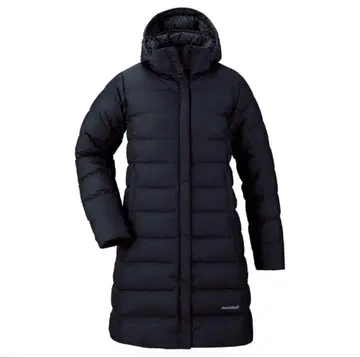 mont-bell 블랙 트래블 다운 롱 코트 XL Women's