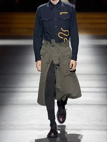 DRIES VAN NOTEN 16AW 테이프 셔츠