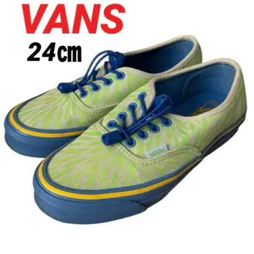 VANS 스니커즈 24cm 옐로우 그린, 파랑
