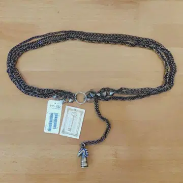 EXCENTRIQUE 체스 모티브 체인 벨트 골드 엑센트리크