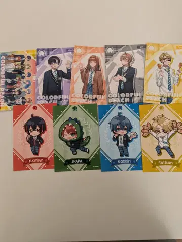 컬러풀 피치 브로마이드 9장 세트 낱개 판매 가능