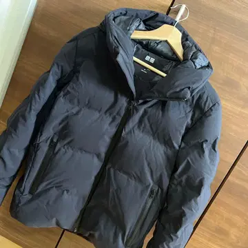 심리스 다운 후드티