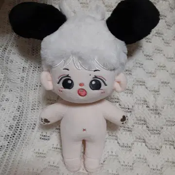 포차코풍! 백발 블랙 귀여운 봉제 인형