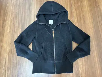 Re 풀 집업 후드티 블랙 S