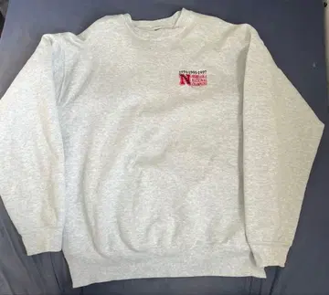 FRUIT OF THE LOOM 그레이 맨투맨 XL