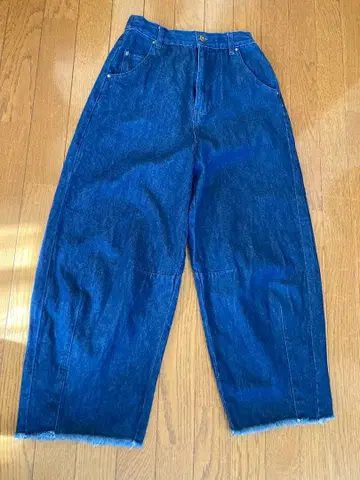 [ 새상품급 ] samansaMos2 와이드 코쿤 데님 계열