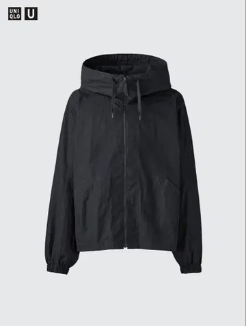 유니클로 U 후디드 블루종