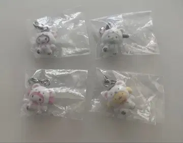 포근포근 스노우 산리오 메지루시 액세서리 4종 세트