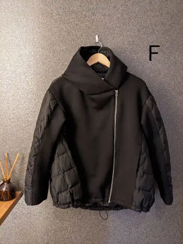 오크 후드 경량 다운 자켓 퀼팅 블랙 F