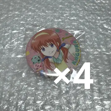 은혼 레트로 팝 카구라 캔뱃지 4개 세트