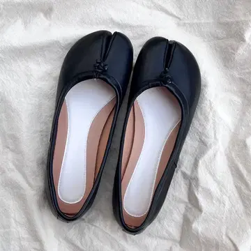 타비 여성용 펌프스 플랫 타비 펌프스 발레 슈즈 24.5cm