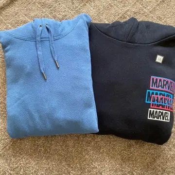 UNIQLO GU 맨투맨 후드티 marvel