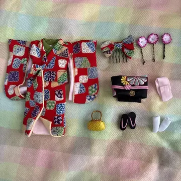 Blythe Lady Luck 기모노 세트