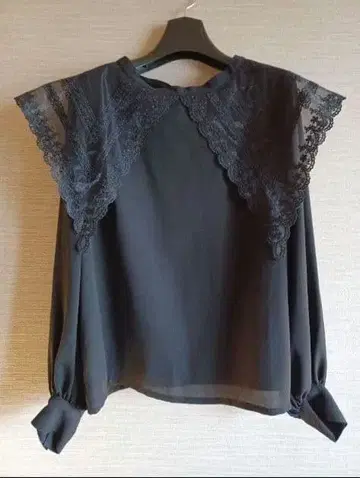 Noela 레이스 카라 블라우스 택 포함 새상품